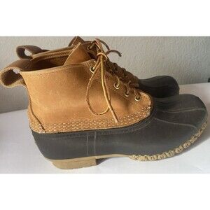 LL. Bean Men’s Boots Size 8 W Duck Maine Hunting Fishing Muck Made In USA